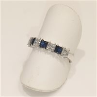 Anello Vidali Gioielli Donna in Oro bianco Zircone ANOR-44-34 - ANOR-44-34